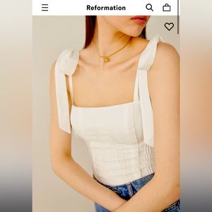 Brand Reformation Size 4 Color White